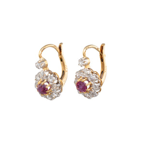 Antique Cluster Earrings