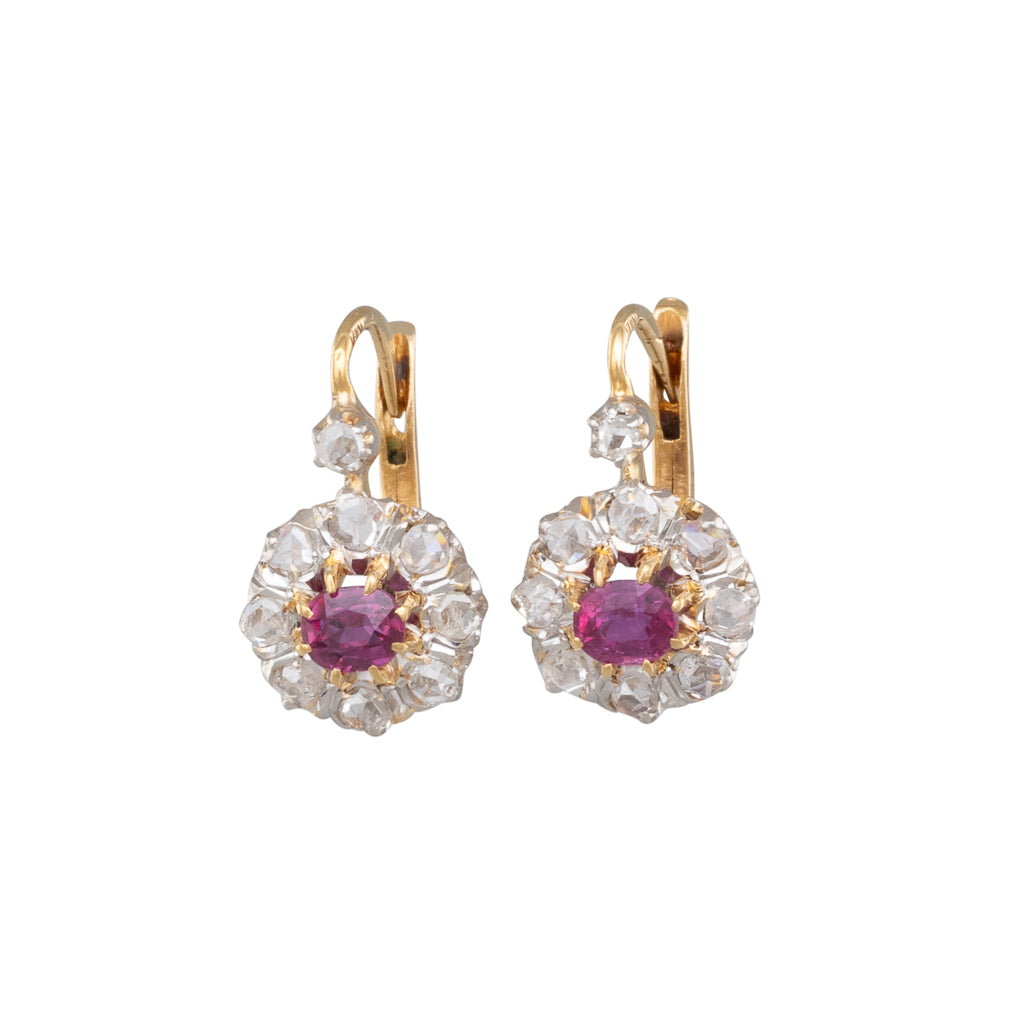 Antique Cluster Earrings