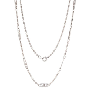 French Fancy Link Silver Chain