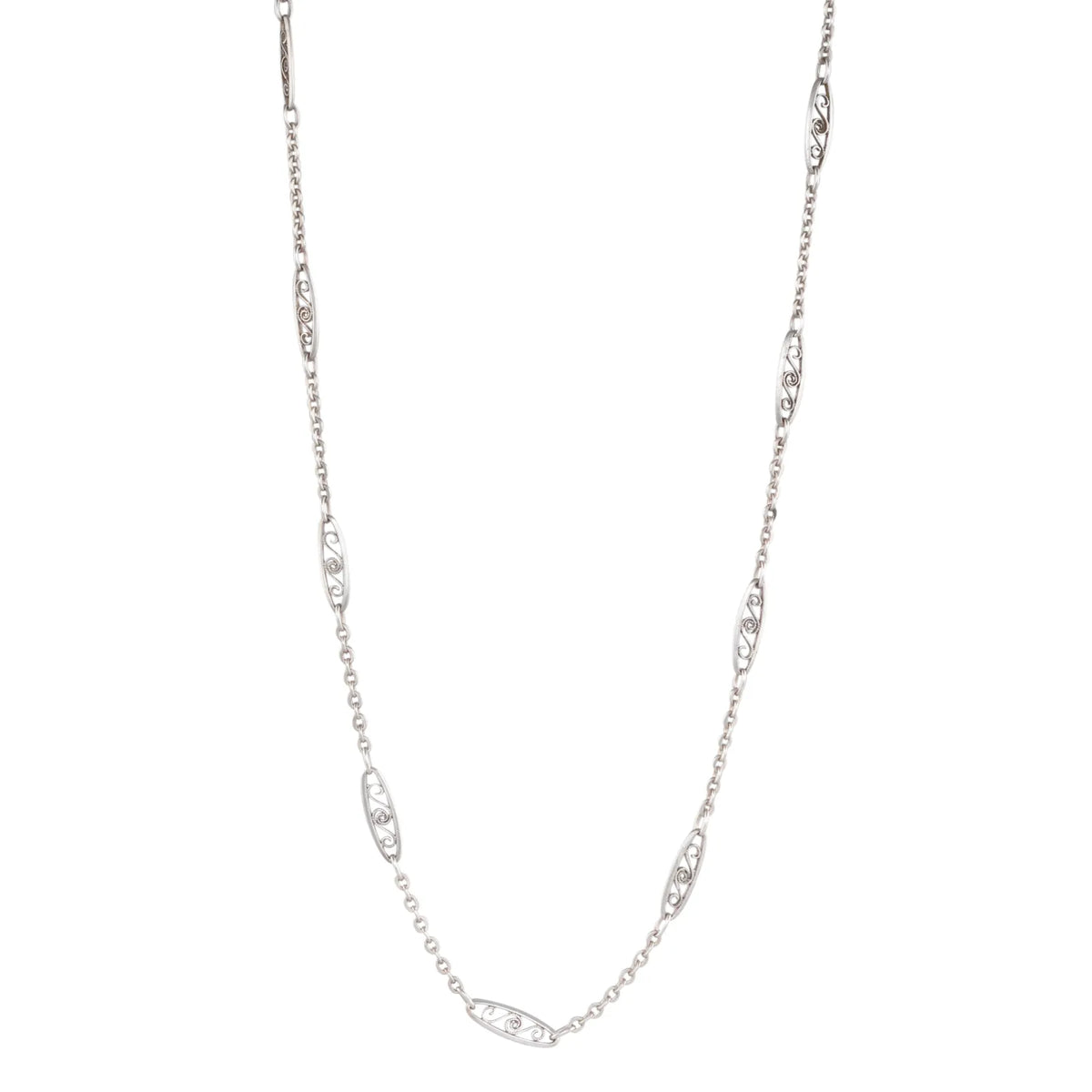 French Fancy Link Silver Chain
