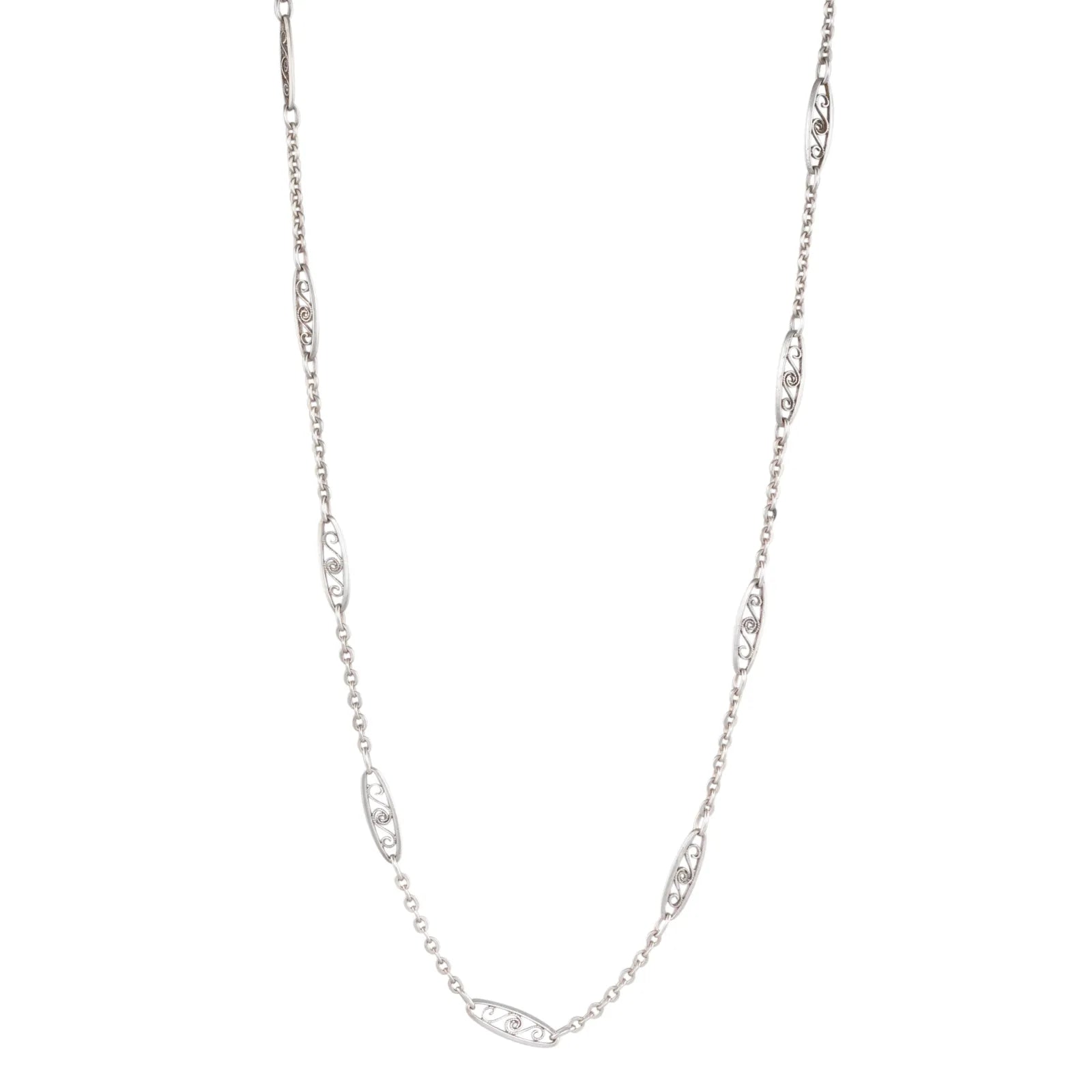 French Fancy Link Silver Chain