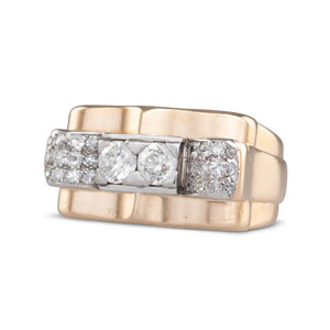 French Retro Diamond Ring
