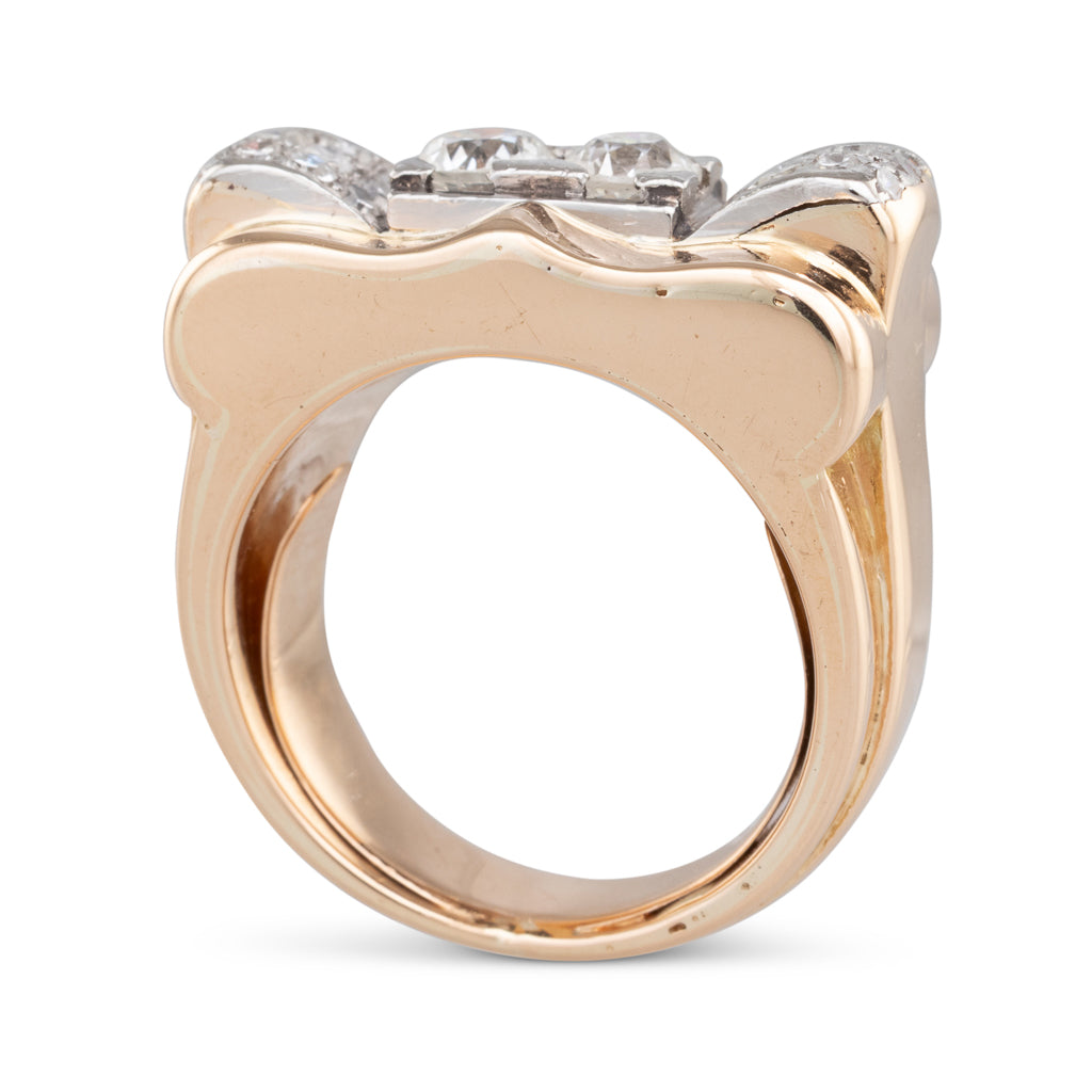 French Retro Diamond Ring