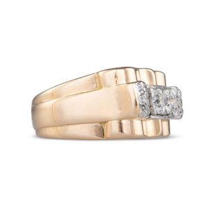 French Retro Diamond Ring