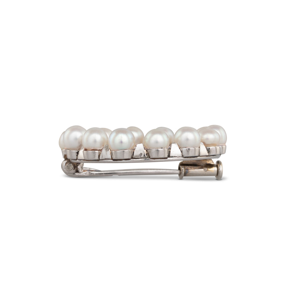 Pearl set Circlet Brooch