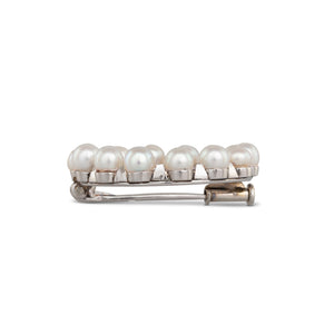 Pearl set Circlet Brooch