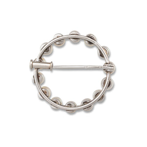 Pearl set Circlet Brooch