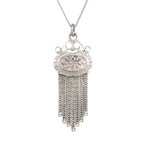 Silver Tassel Pendant