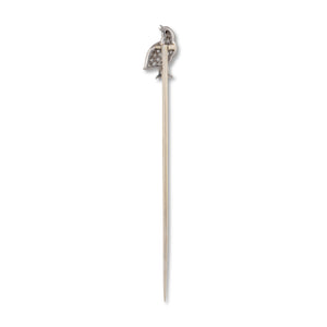 Diamond Set Bird Stick Pin