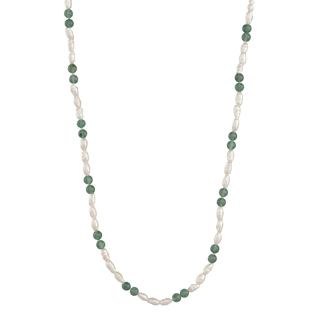 Freshwater and Aventurine Necklace
