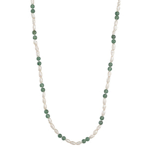 Freshwater and Aventurine Necklace