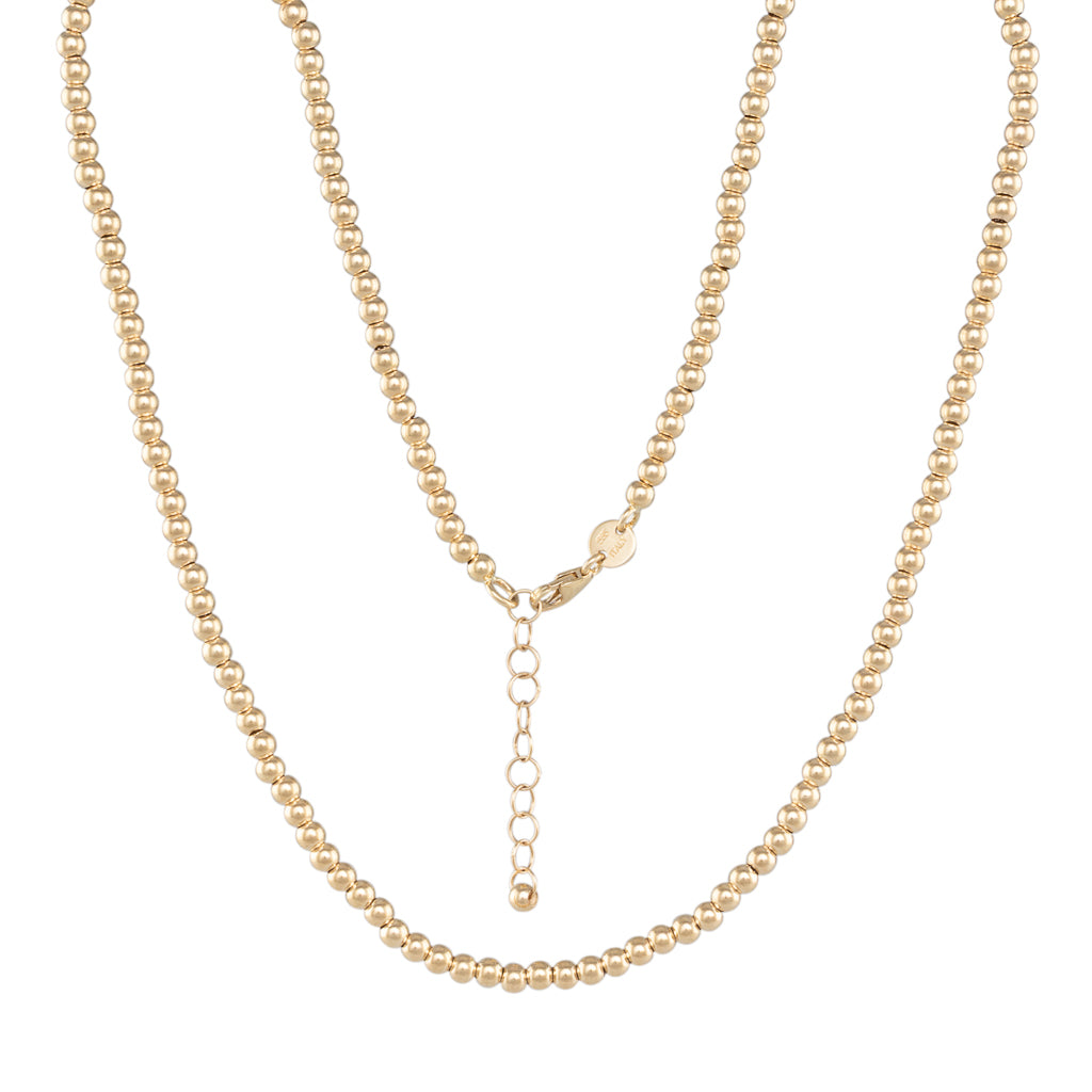Gold Bead Necklace