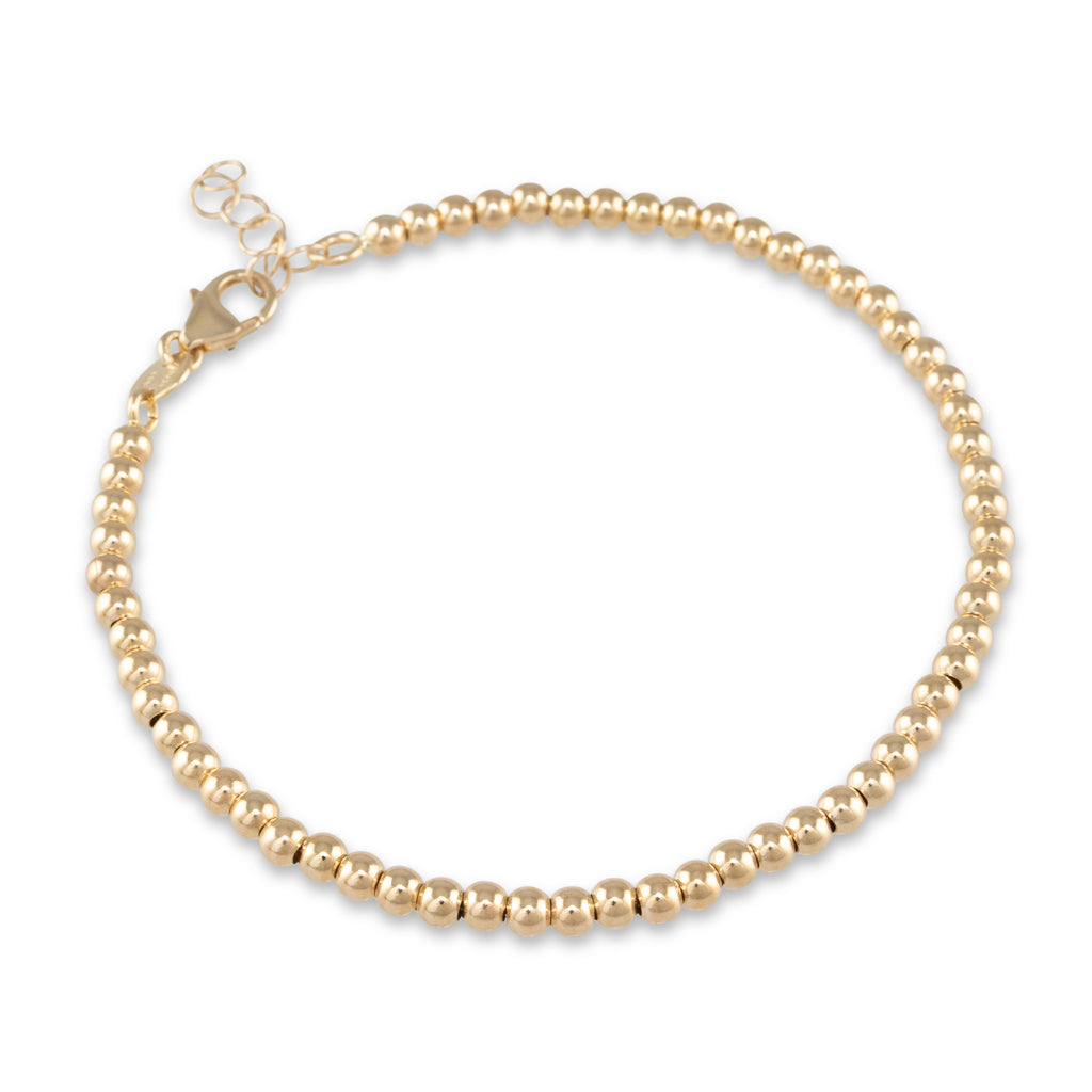 Gold Bead Bracelet