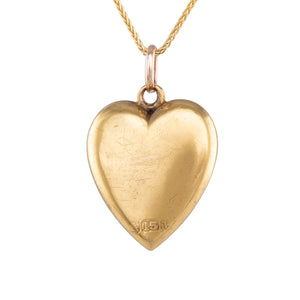 Antique Australian Heart Pendant