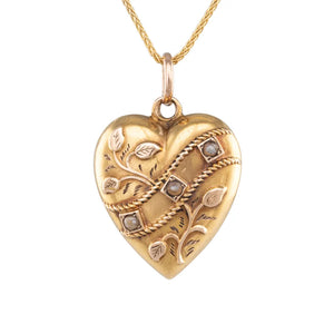 Antique Australian Heart Pendant