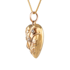 Antique Australian Heart Pendant