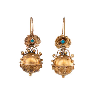 Antique Ball Earrings