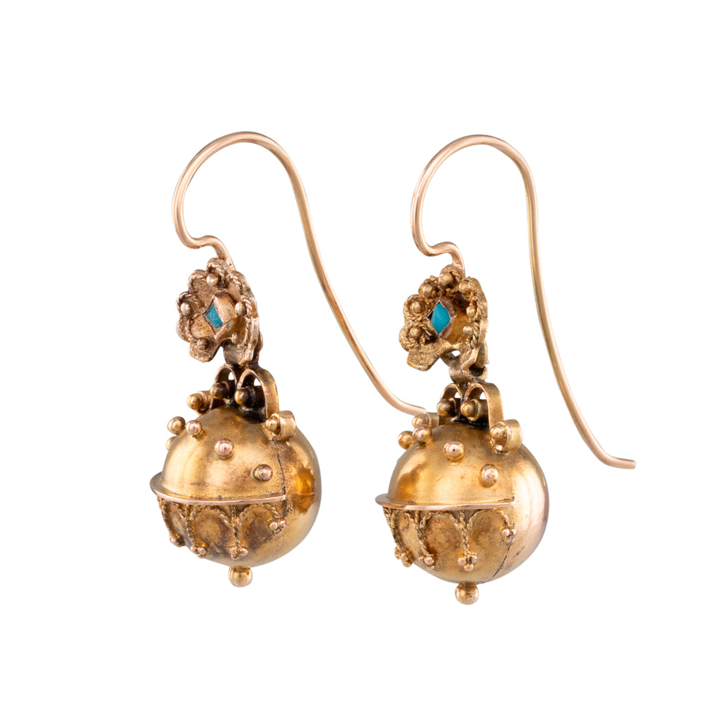Antique Ball Earrings