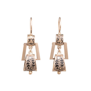 Antique Gold Earrings