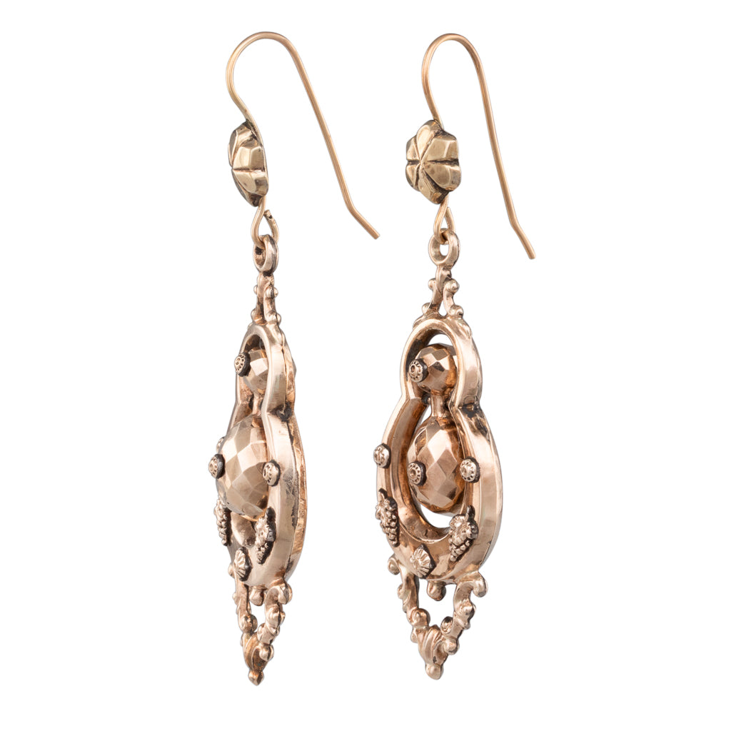 Victorian Gold Drop Earrings
