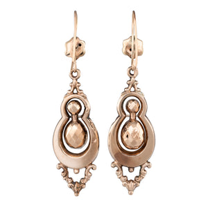 Victorian Gold Drop Earrings