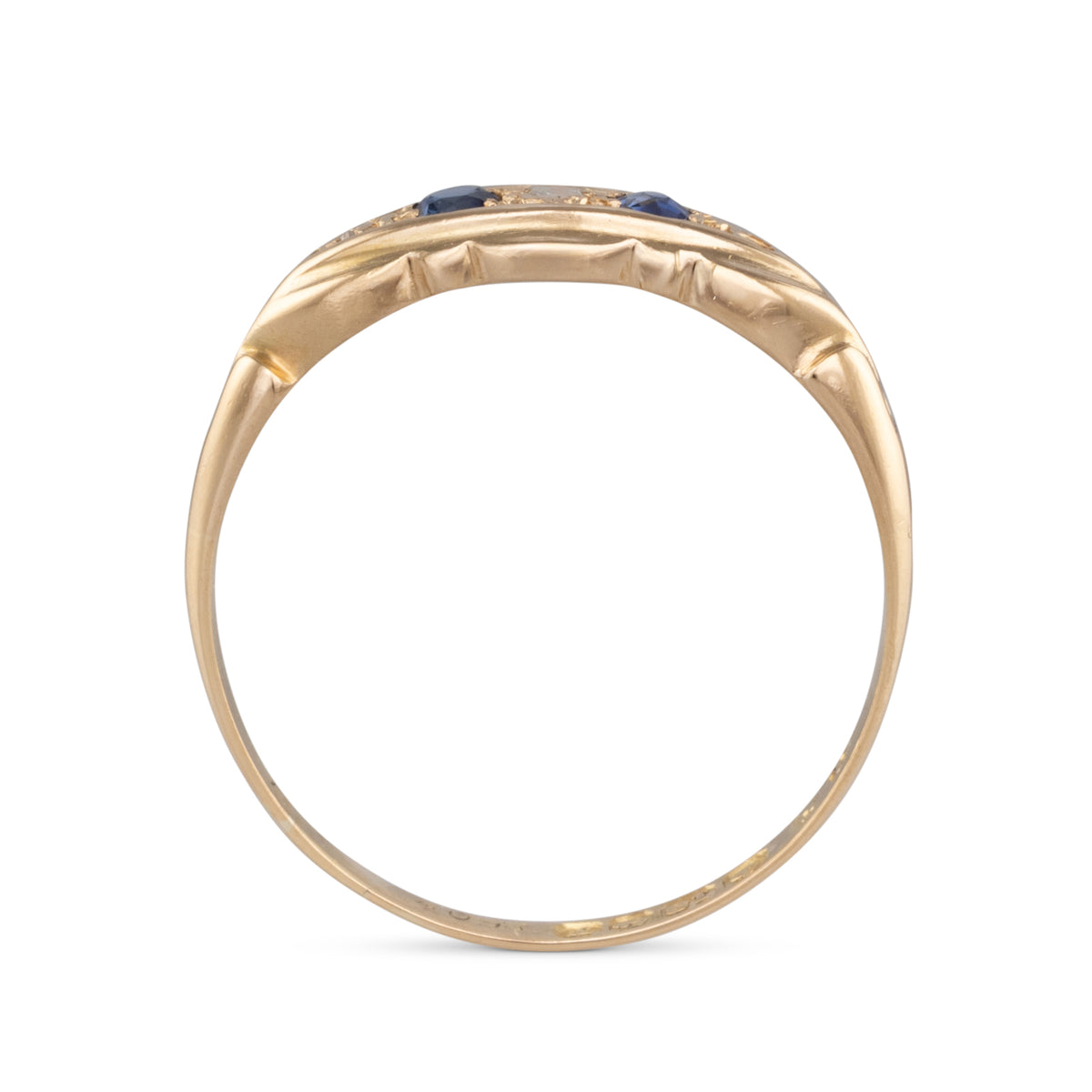 Sapphire & Diamond Antique Ring