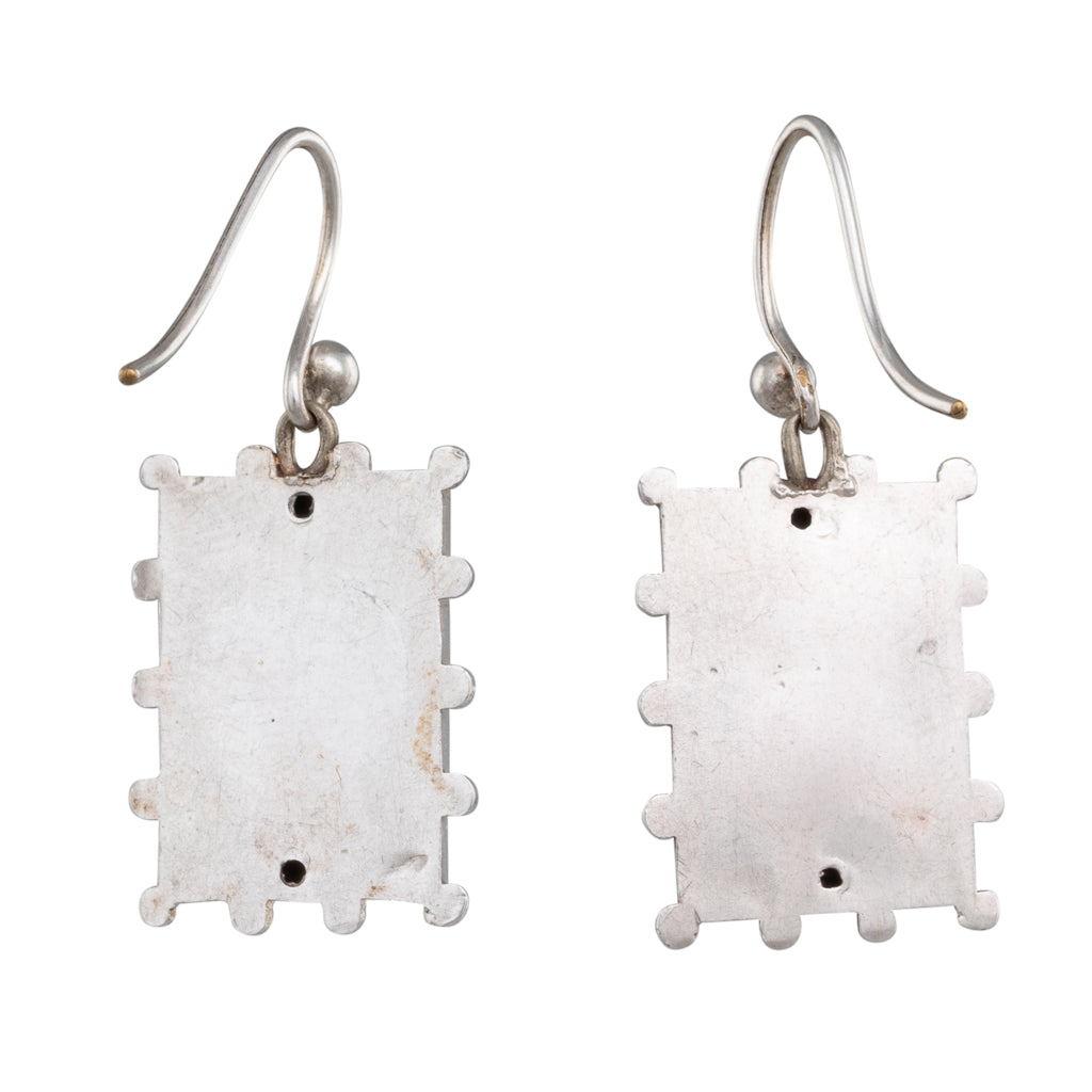 Victorian Silver Drop Earrings
