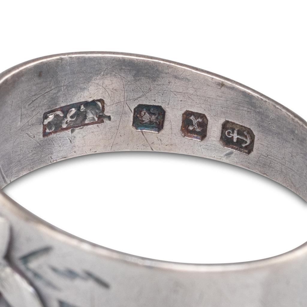Victorian Silver Floral Ring