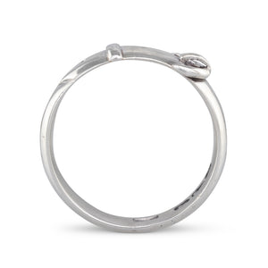 Victorian Silver Buckle Ring
