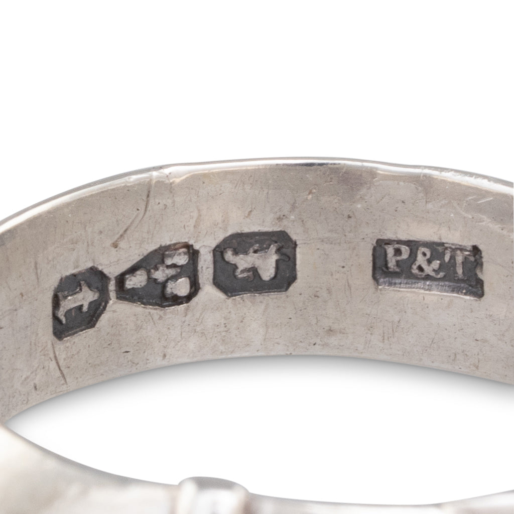 Victorian Silver Buckle Ring