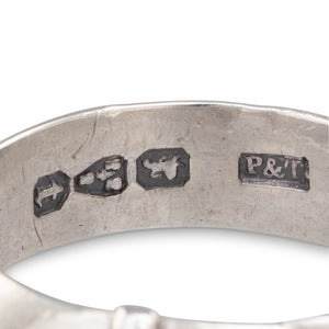 Victorian Silver Buckle Ring