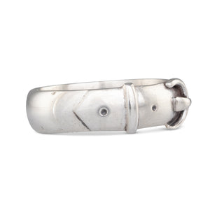 Victorian Silver Buckle Ring
