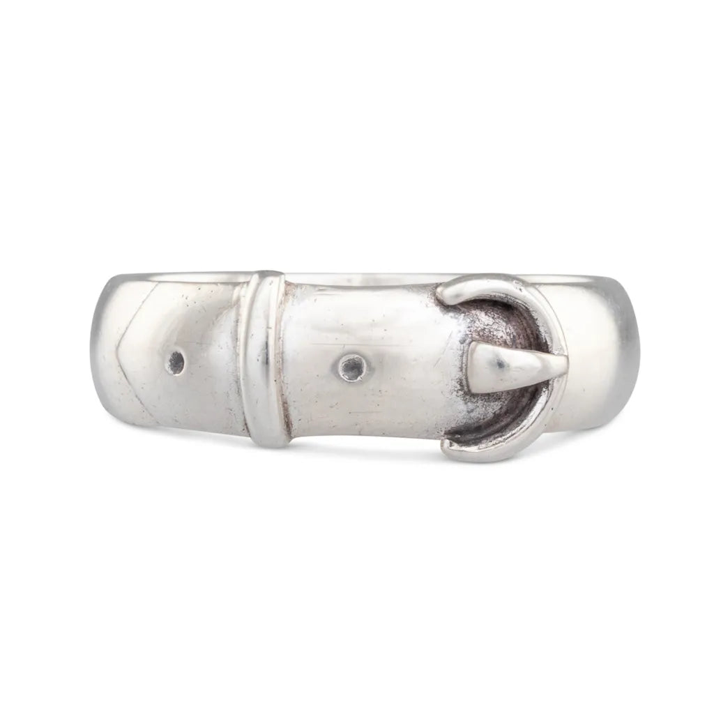 Victorian Silver Buckle Ring