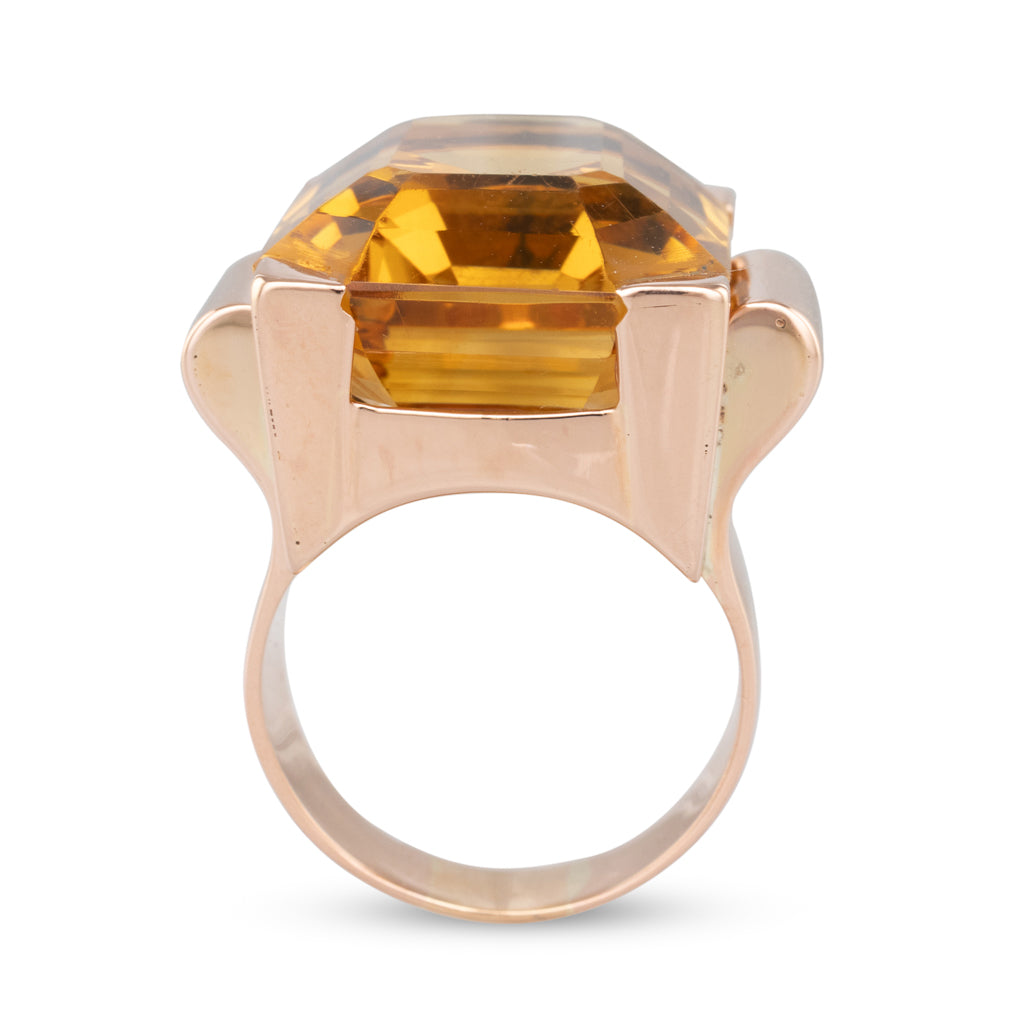 Citrine Cocktail Ring