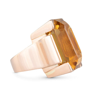 Citrine Cocktail Ring