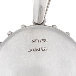 A Silver Necklace & Locket