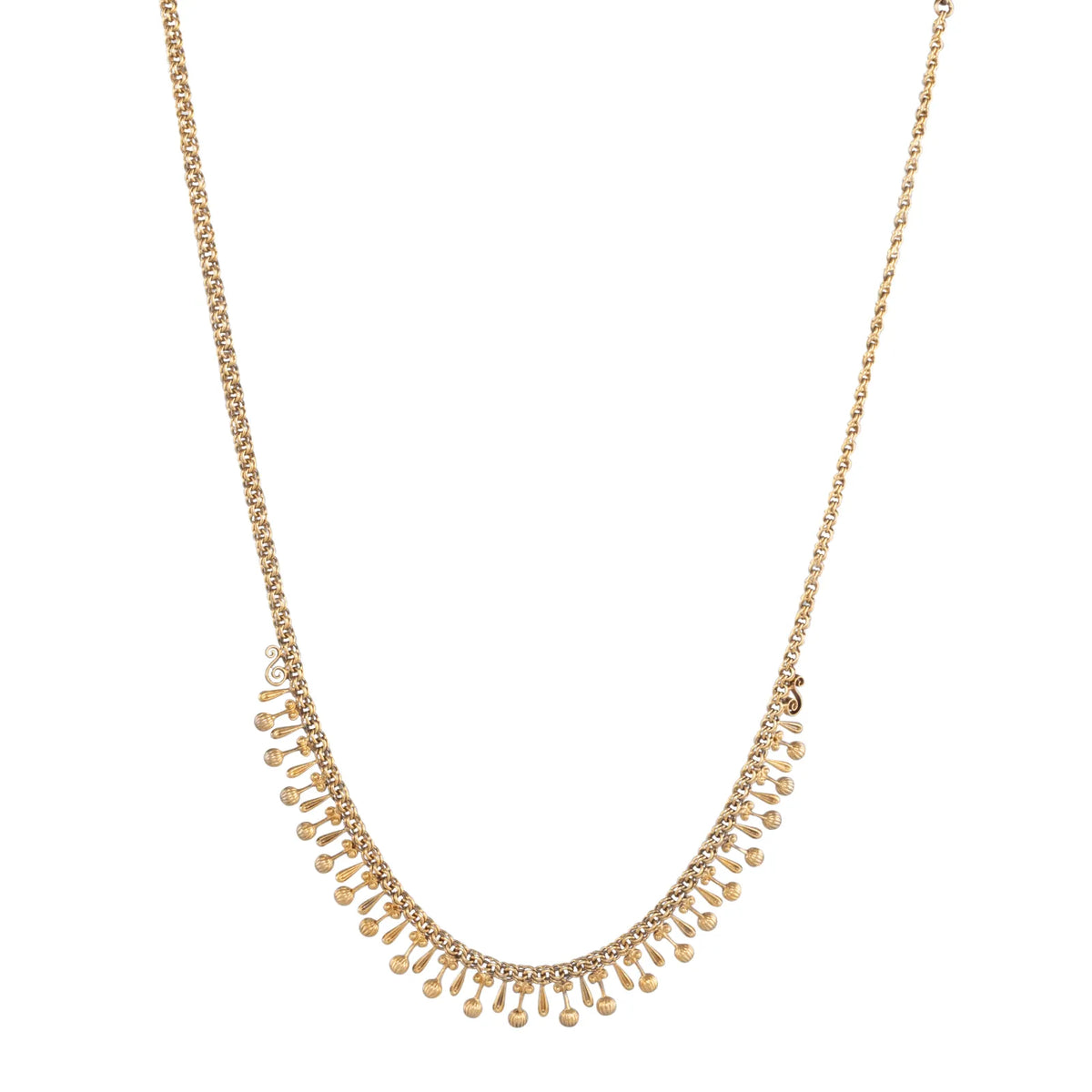 Gold Fringe Necklet