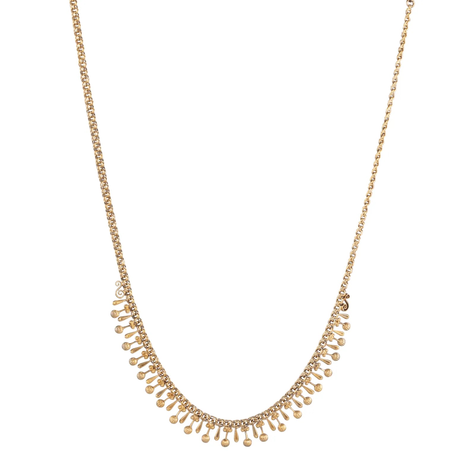 Gold Fringe Necklet