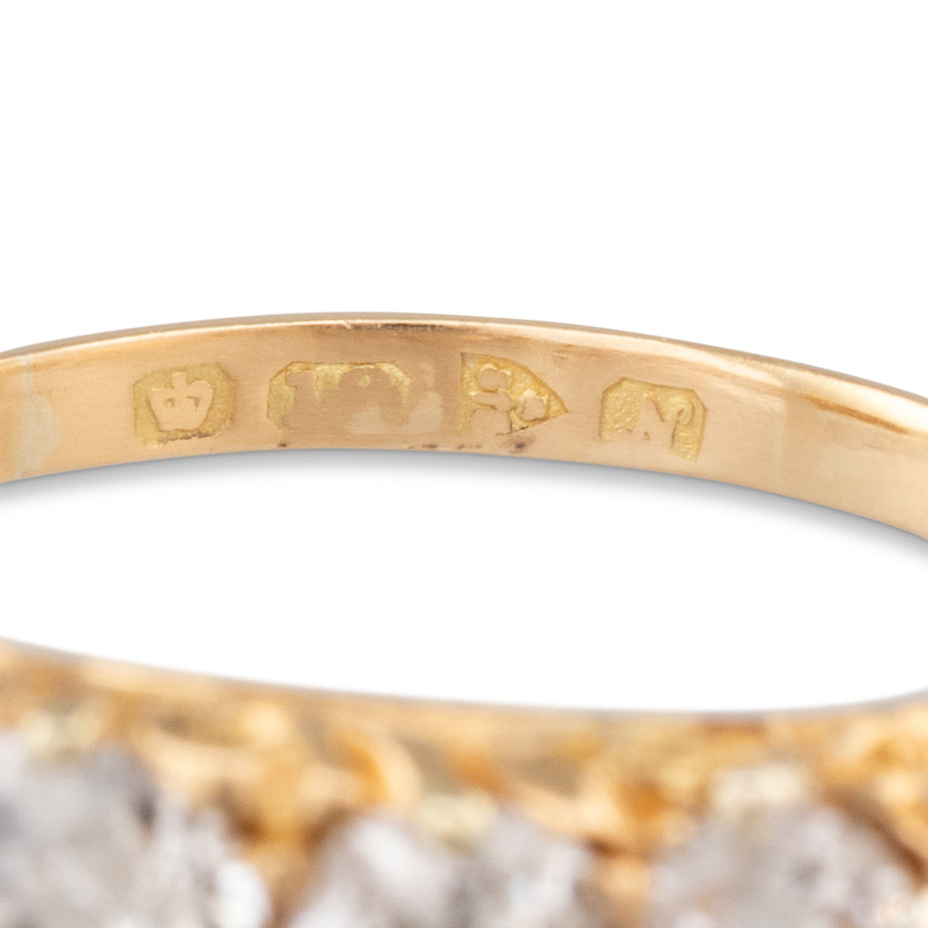 Diamond  Half Hoop Ring