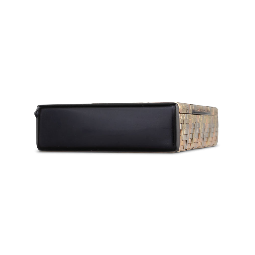 Cartier Woven Gold Case