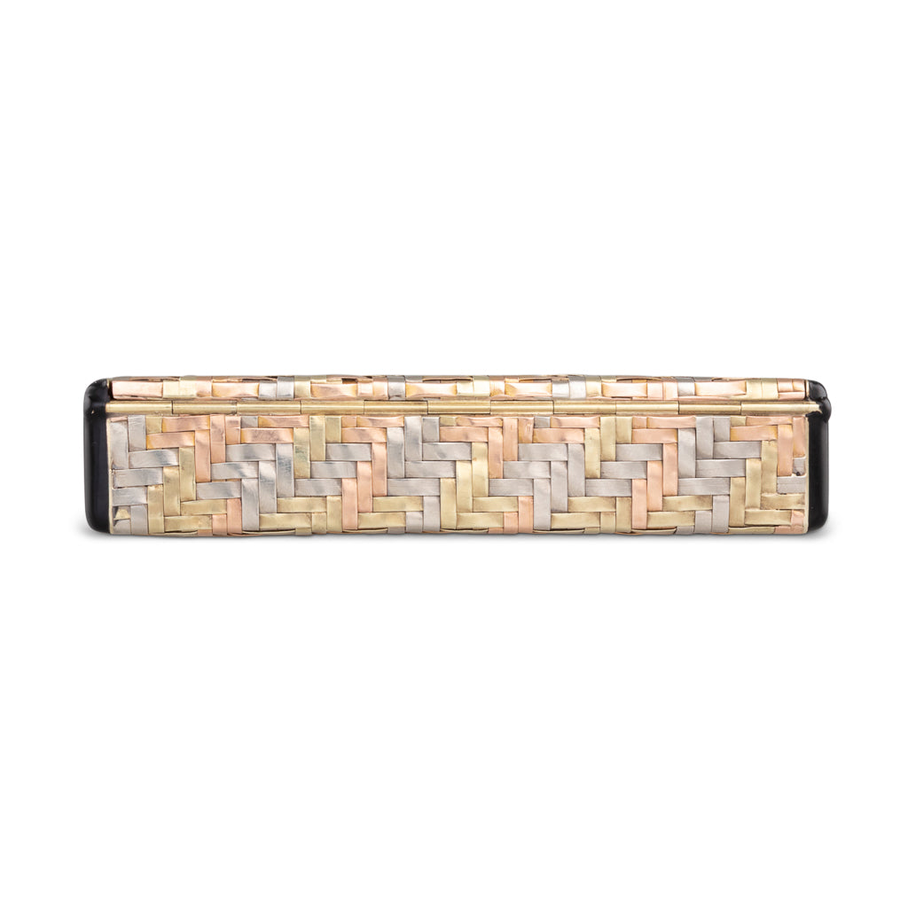Cartier Woven Gold Case