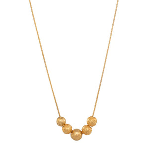 Antique Bead Slider Necklace
