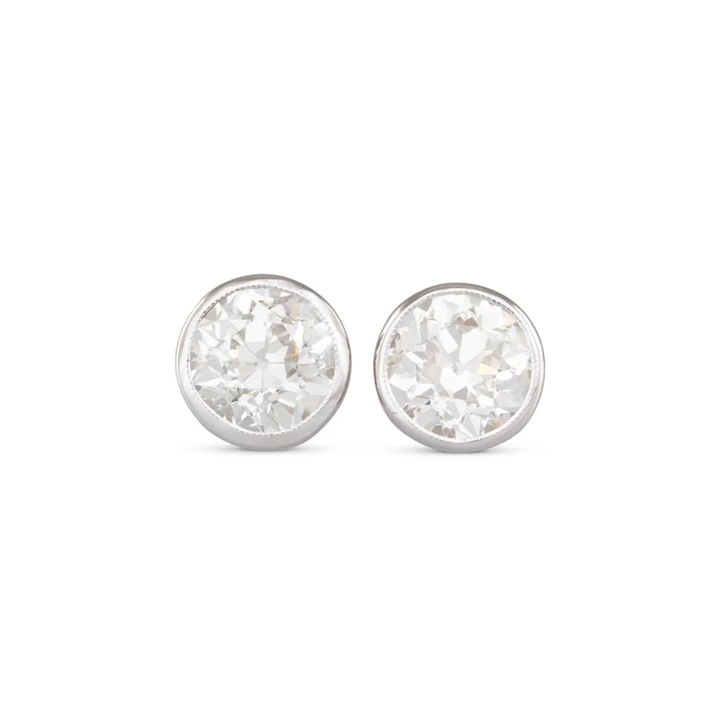 Diamond Stud Earrings 1.84ct