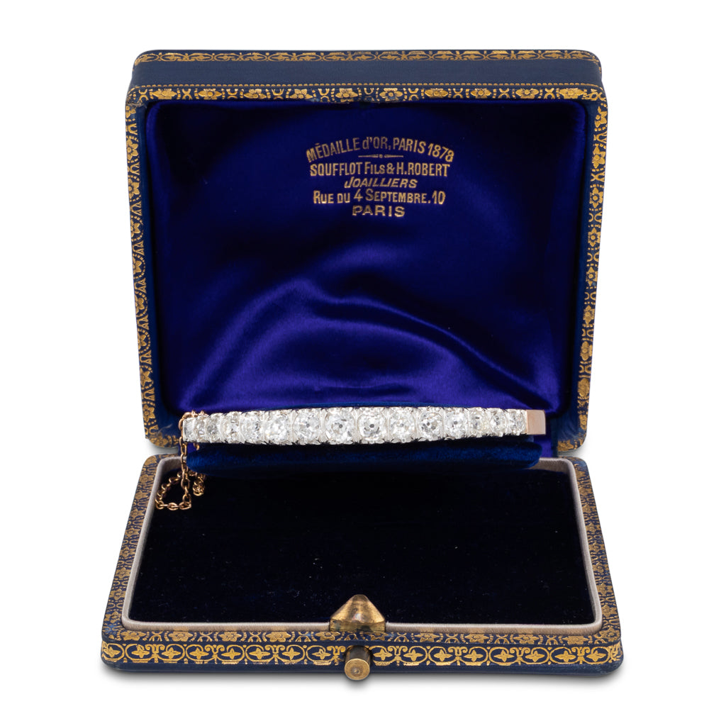 Antique French Diamond Bangle