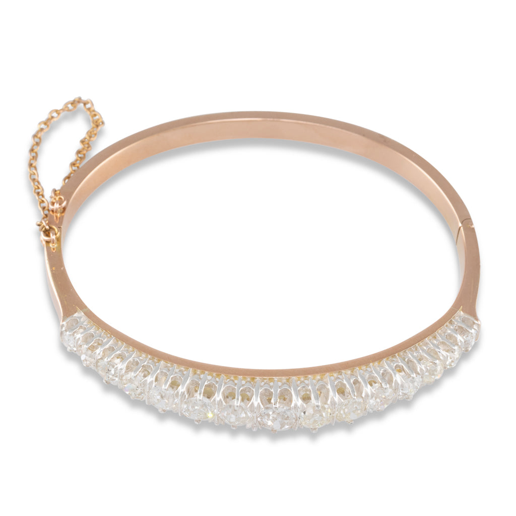 Antique French Diamond Bangle