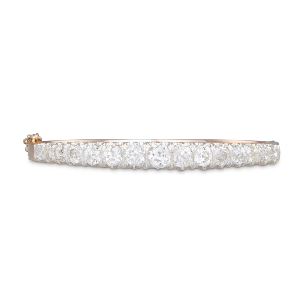 Antique French Diamond Bangle