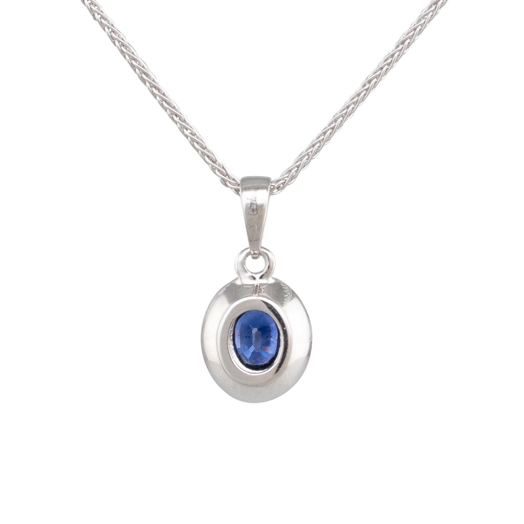 Sapphire and Diamond Pendant