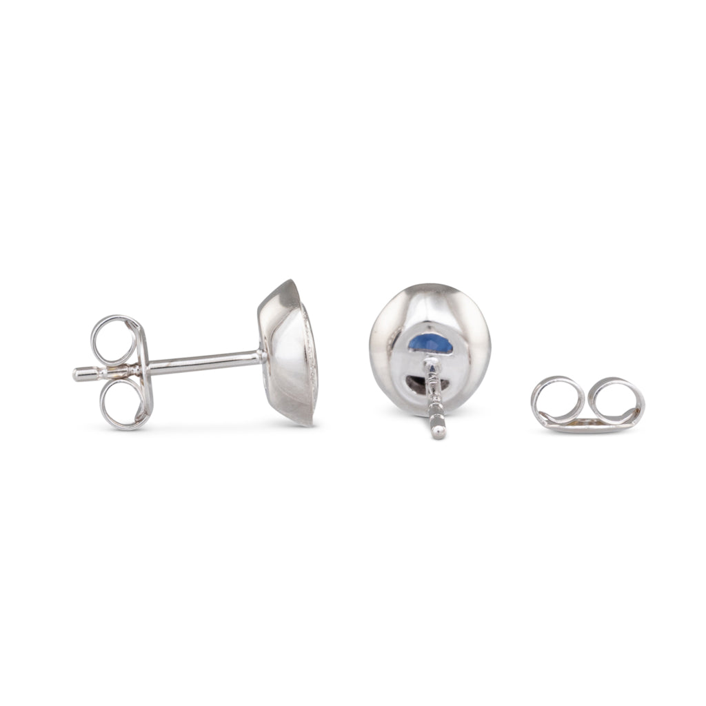 Sapphire and Diamond Earrings