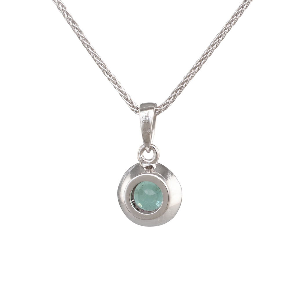 Emerald and Diamond Pendant