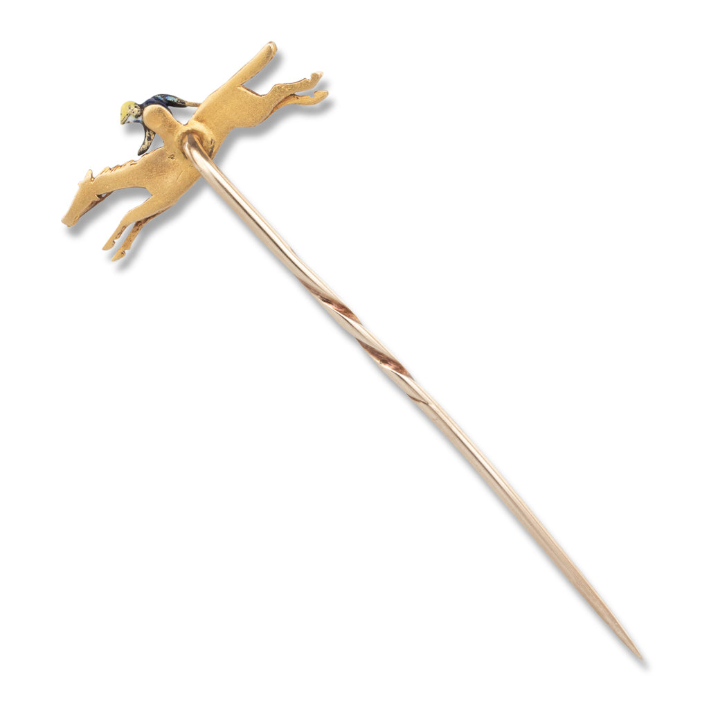 Horse & Jockey Stick Pin